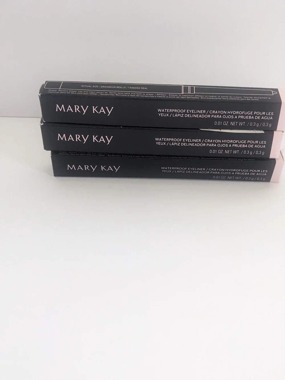 3 New Mary Kay Waterproof Eyeliner Pencil — Blue